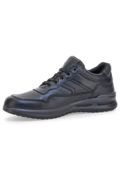Sneakers nere in vera pelle con fondo rialzato Marco Brandi 308
