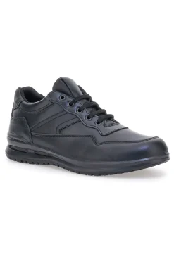 Sneakers nere in vera pelle con fondo rialzato Marco Brandi 308