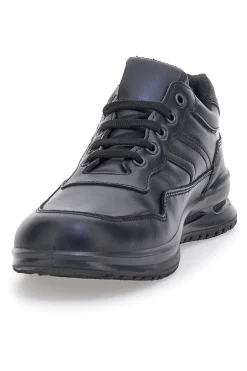 Sneakers nere in vera pelle con fondo rialzato Marco Brandi 308