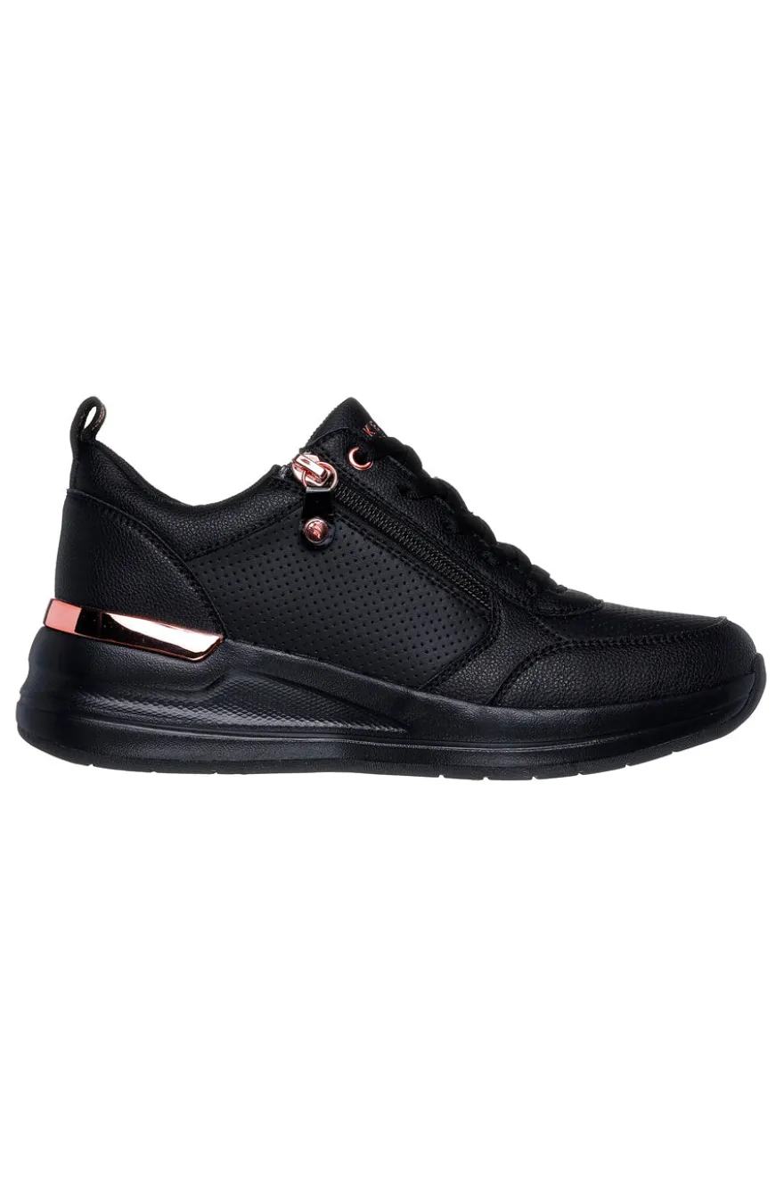 Sneakers nere lavabili con zip e Memory Foam Skechers Billion 2 Side Door