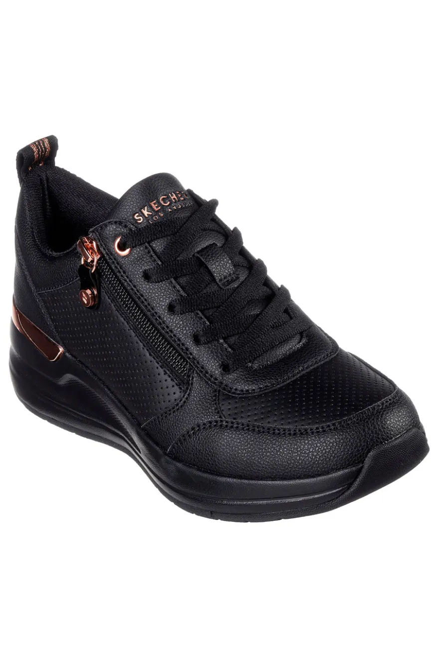 Sneakers nere lavabili con zip e Memory Foam Skechers Billion 2 Side Door