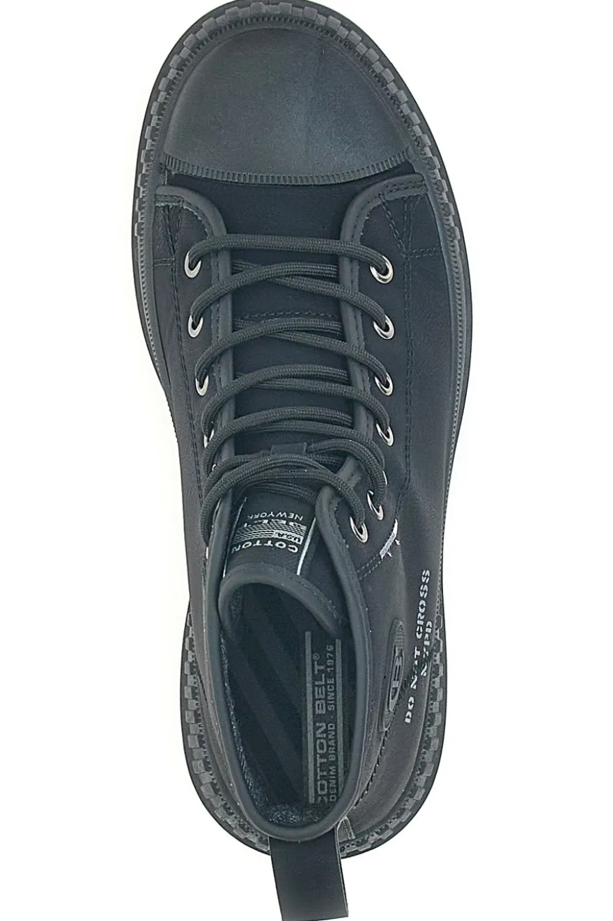 Sneakers nere mid-cut con lacci COTTON BELT AMM421A32