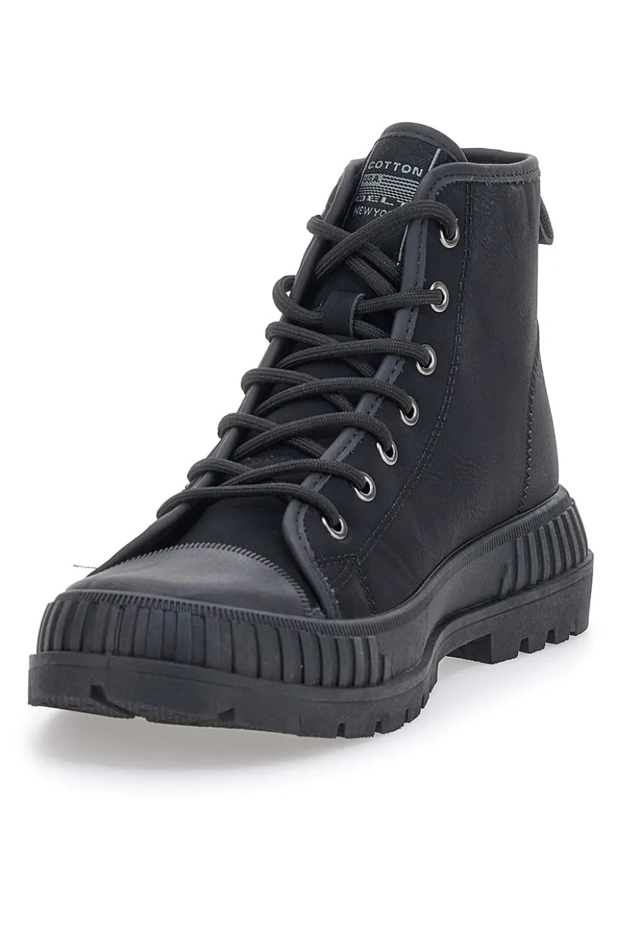 Sneakers nere mid-cut con lacci COTTON BELT AMM421A32