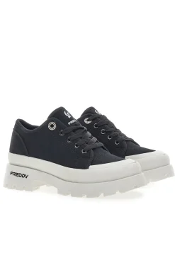Sneakers Nere Platform da Donna Freddy 7603