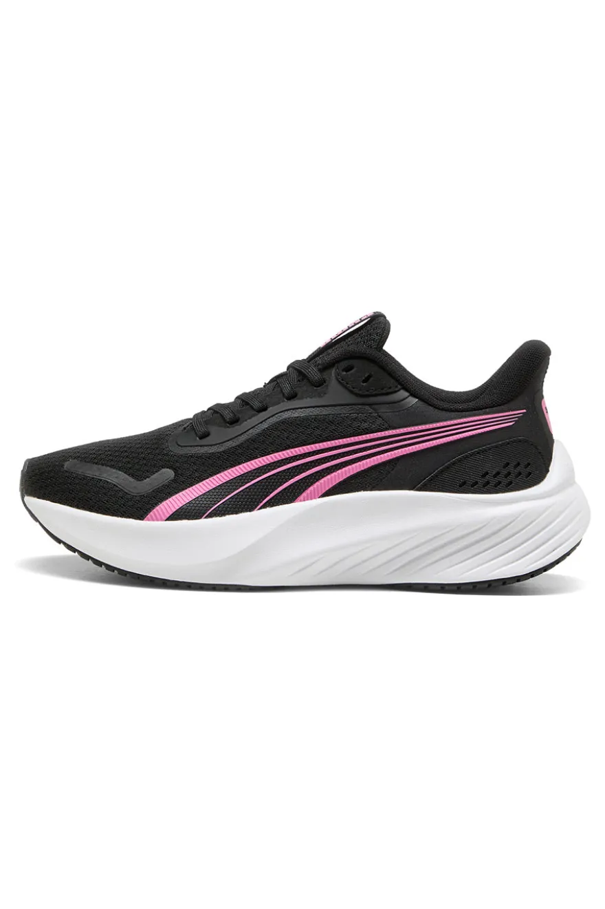 Sneakers nere rosa e bianche in mesh Puma Pounce Lite Jr