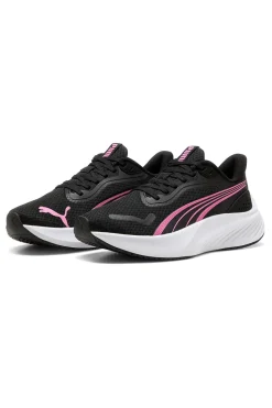 Sneakers nere rosa e bianche in mesh Puma Pounce Lite Jr