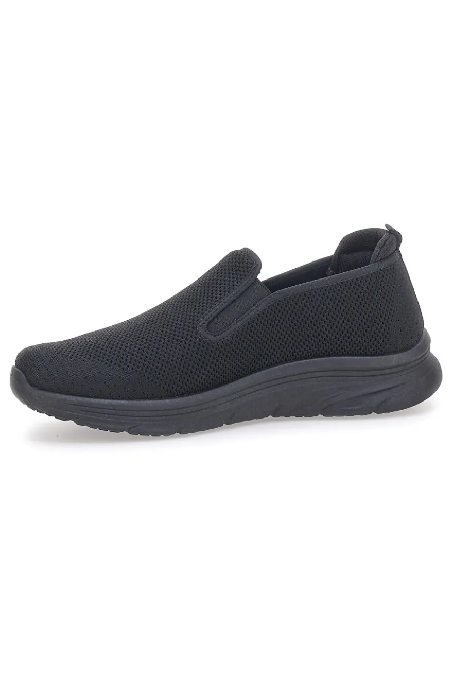 Sneakers Nere Slip On con Tomaia in Mesh CANGURO CA1232