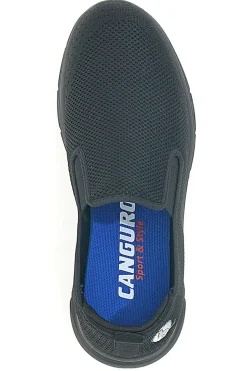 Sneakers Nere Slip On con Tomaia in Mesh CANGURO CA1232