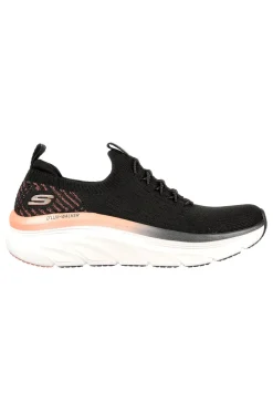 Sneakers nere slip-on con mesh glitter e soletta memory foam Skechers D'LUX Walker Let It Glow