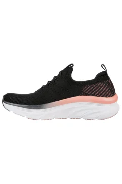 Sneakers nere slip-on con mesh glitter e soletta memory foam Skechers D'LUX Walker Let It Glow