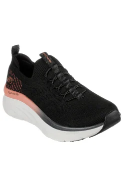 Sneakers nere slip-on con mesh glitter e soletta memory foam Skechers D'LUX Walker Let It Glow