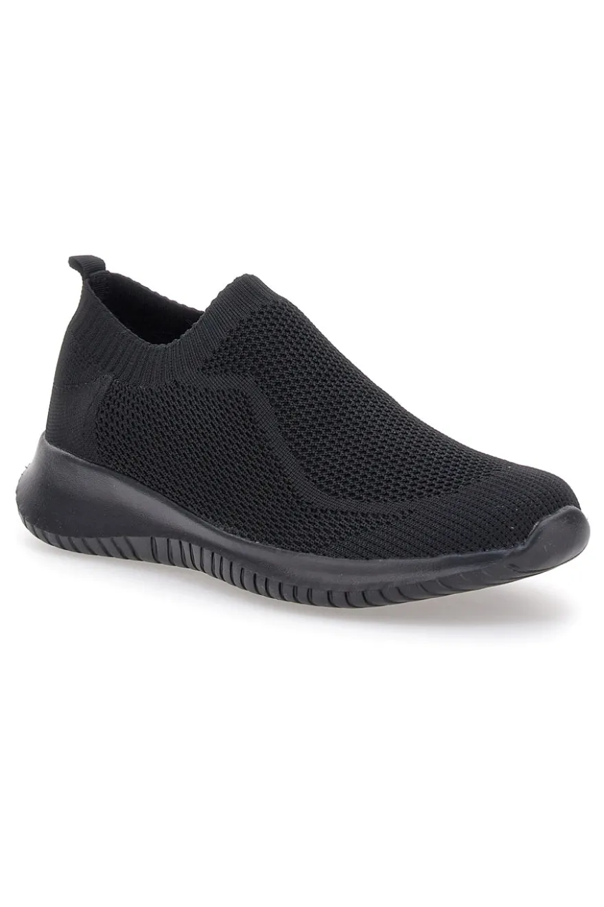 Sneakers Nere Slip-On In Mesh W Max 400