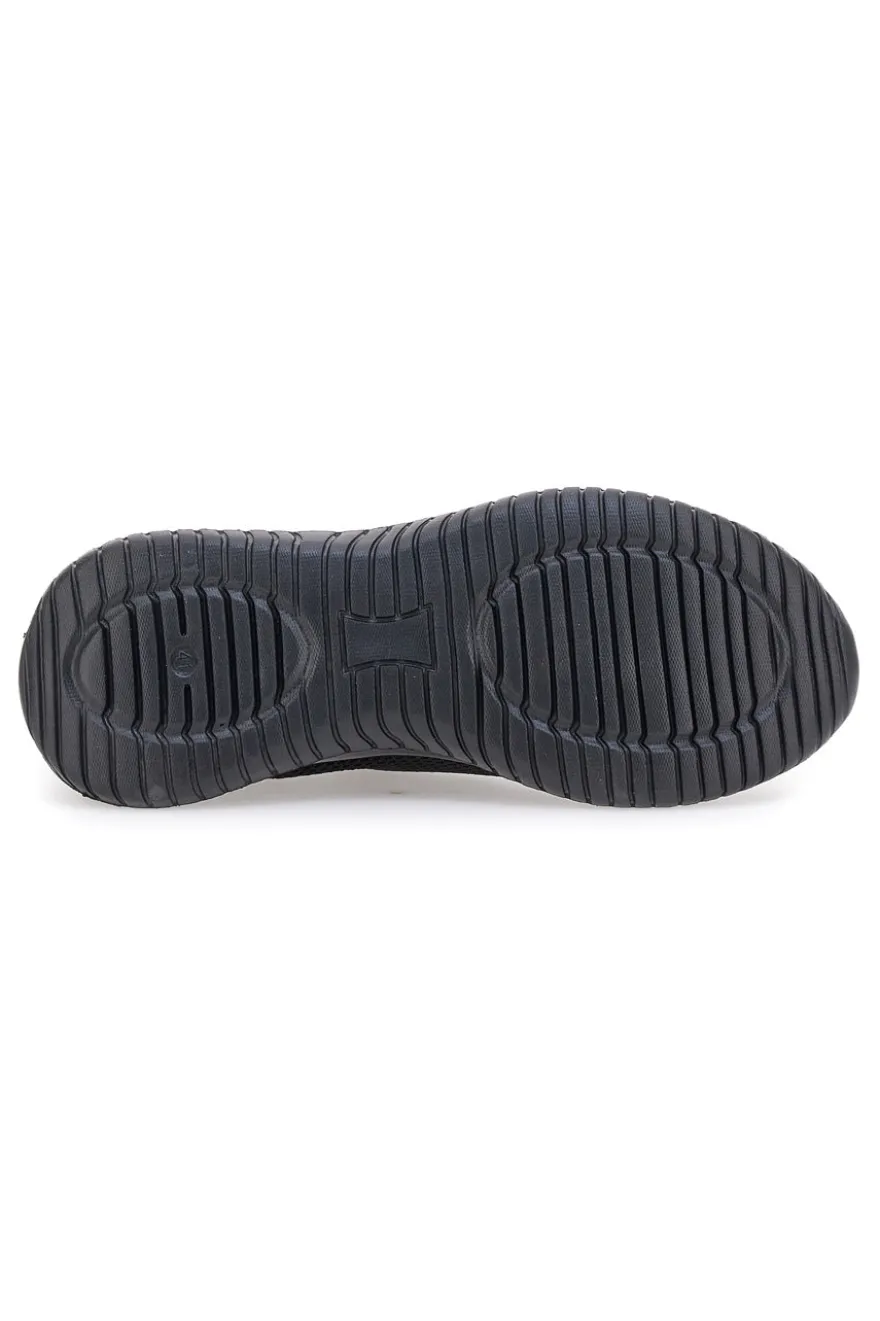 Sneakers Nere Slip-On In Mesh W Max 400