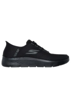 Sneakers nere slip-on in mesh con Air Cooled Memory Foam Skechers Go Walk Flex Netro