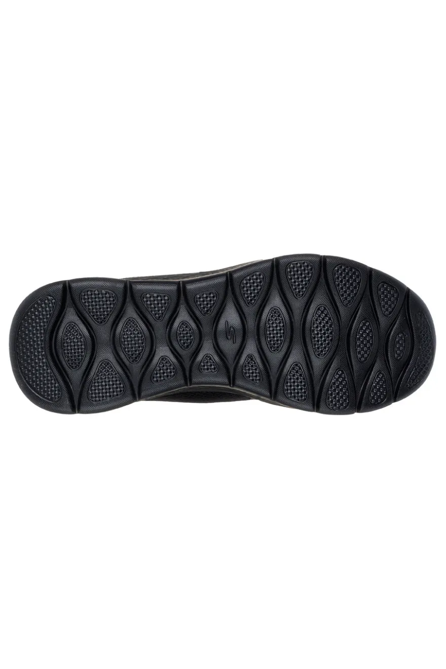 Sneakers nere slip-on in mesh con Air Cooled Memory Foam Skechers Go Walk Flex Netro