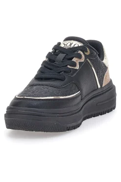 Sneakers Nere Soprani Sport City Mirror Glitter