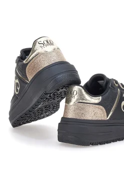 Sneakers Nere Soprani Sport City Mirror Glitter