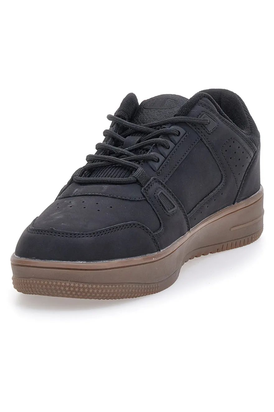 Sneakers nere stile basket con suola marrone Champion RD18 Low Cord