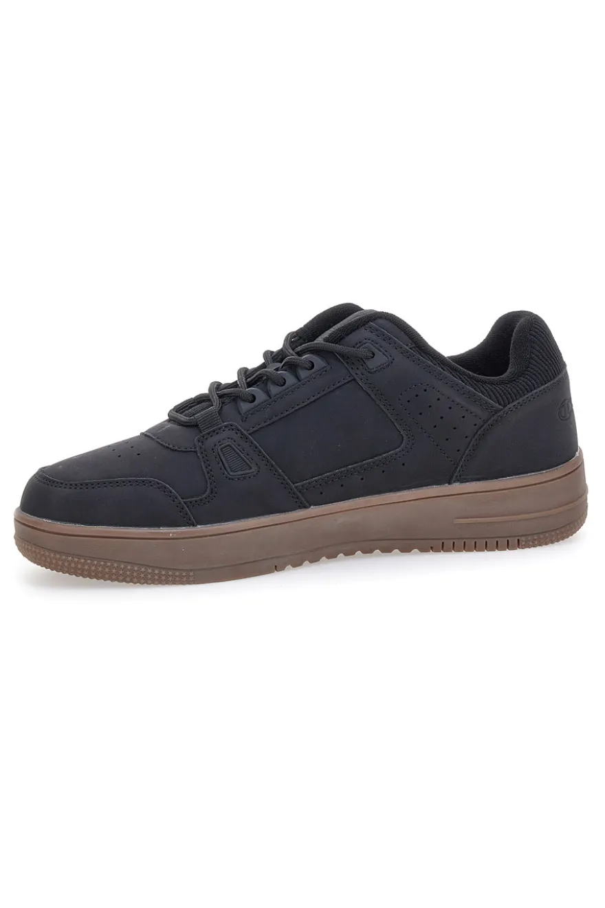 Sneakers nere stile basket con suola marrone Champion RD18 Low Cord