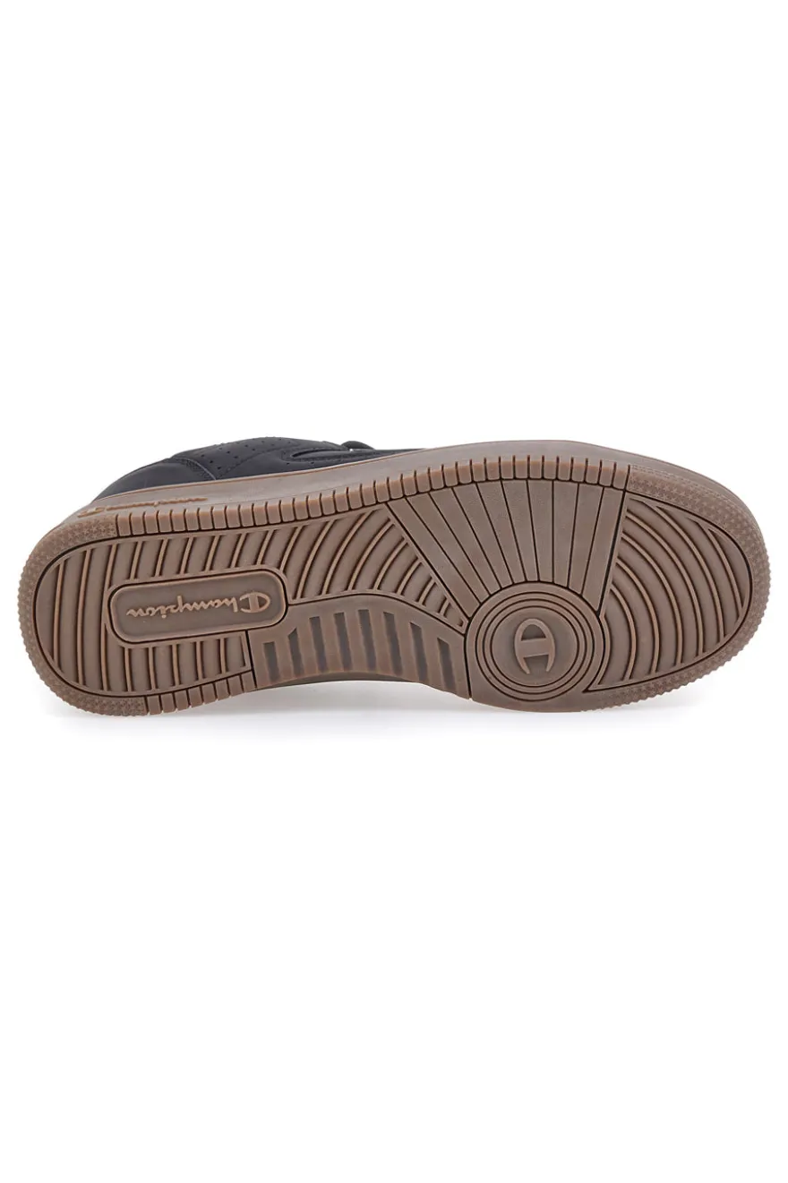 Sneakers nere stile basket con suola marrone Champion RD18 Low Cord