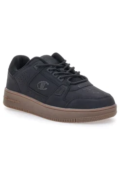 Sneakers nere stile basket con suola marrone Champion RD18 Low Cord