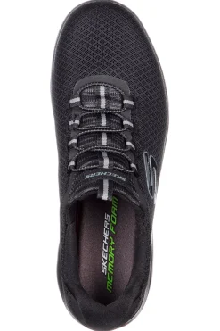Sneakers Nere Vegan Con Tomaia in Mesh SKECHERS SUMMITS