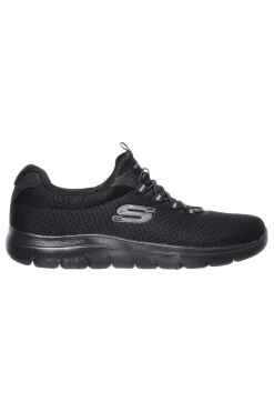 Sneakers Nere Vegan Con Tomaia in Mesh SKECHERS SUMMITS