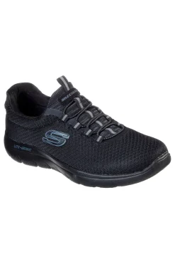Sneakers Nere Vegan Con Tomaia in Mesh SKECHERS SUMMITS