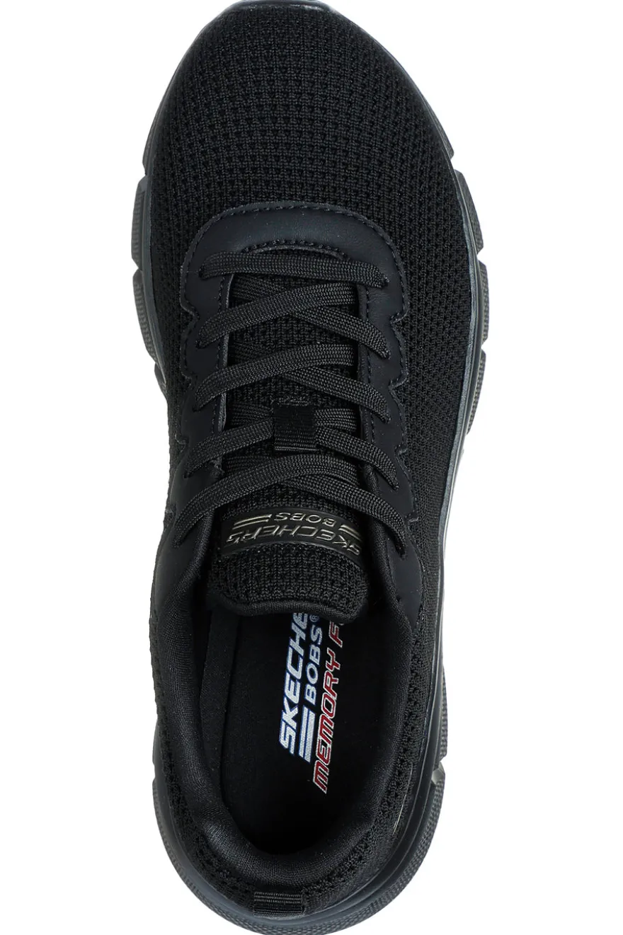 Sneakers nere vegan in mesh con Memory Foam Skechers BOBS B Flex Visionary Essence