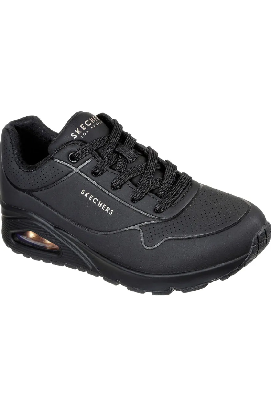 Sneakers Nero Con Air-Cooled Memory Foam Skech-Air Skechers Uno Stand on Air