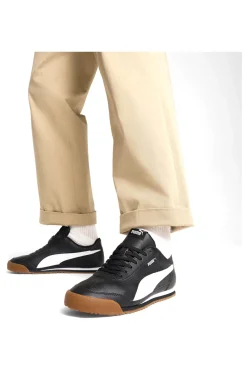 Sneakers nero con bande bianche Puma Turino II