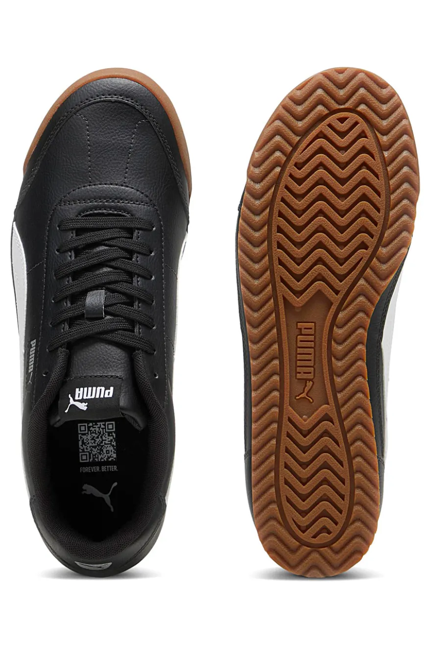 Sneakers nero con bande bianche Puma Turino II