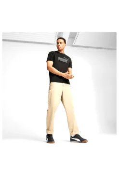 Sneakers nero con bande bianche Puma Turino II