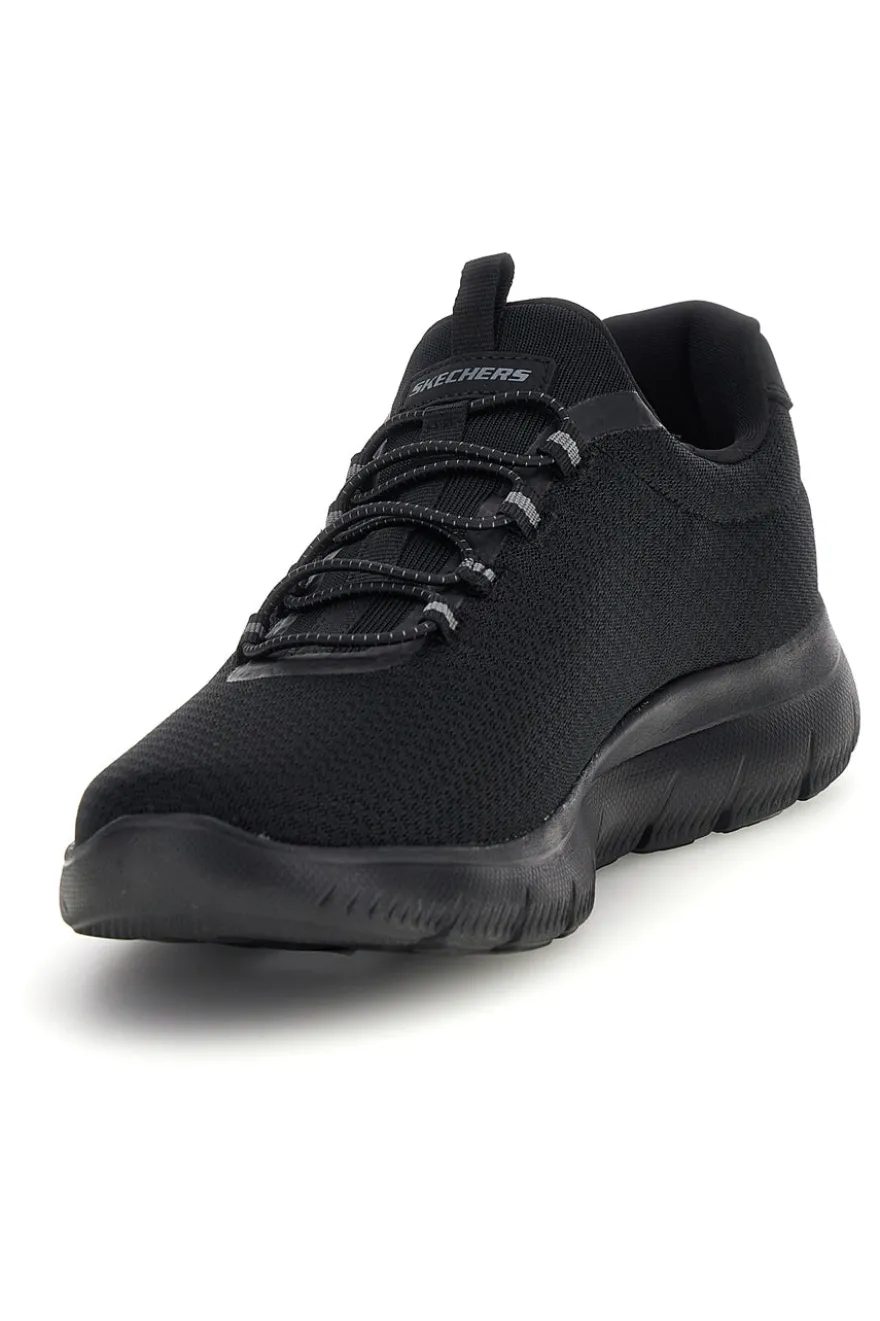 Sneakers nero con lacci e memory foam Skechers Summits Corlen