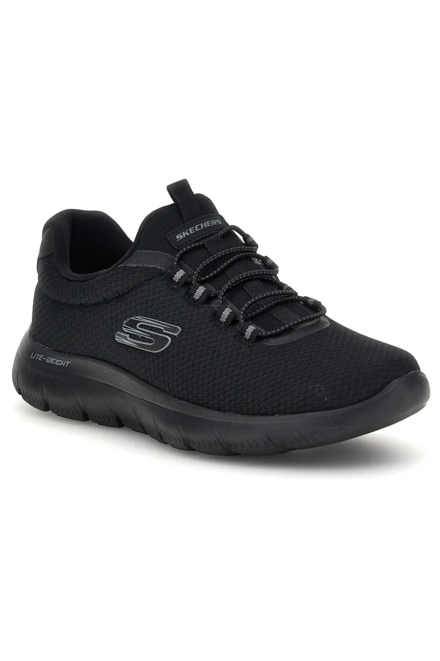 Sneakers nero con lacci e memory foam Skechers Summits Corlen