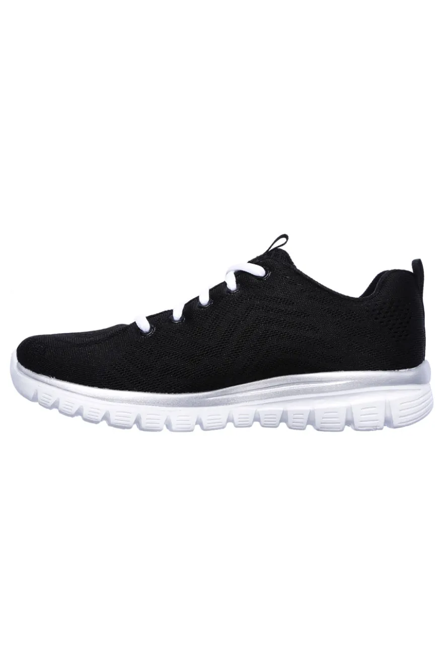 Sneakers Nero da Donna Skechers Graceful Get Connected