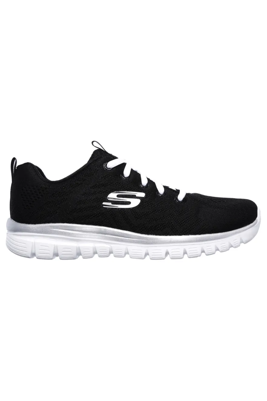 Sneakers Nero da Donna Skechers Graceful Get Connected