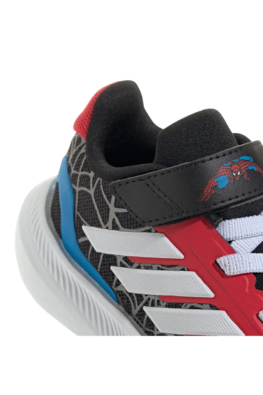 Sneakers Nero e rosso con strappo Adidas Runfalcon Spider-Man EL I