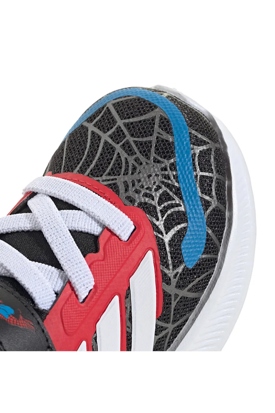 Sneakers Nero e rosso con strappo Adidas Runfalcon Spider-Man EL I