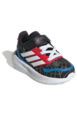 Sneakers Nero e rosso con strappo Adidas Runfalcon Spider-Man EL I