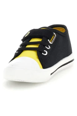Sneakers nero giallo stampa Pokémon strappi Pokemon PO003973