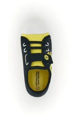 Sneakers nero giallo stampa Pokémon strappi Pokemon PO003973