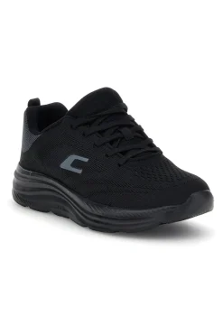 Sneakers nero in tessuto con suoletta Memory System Canguro CA298