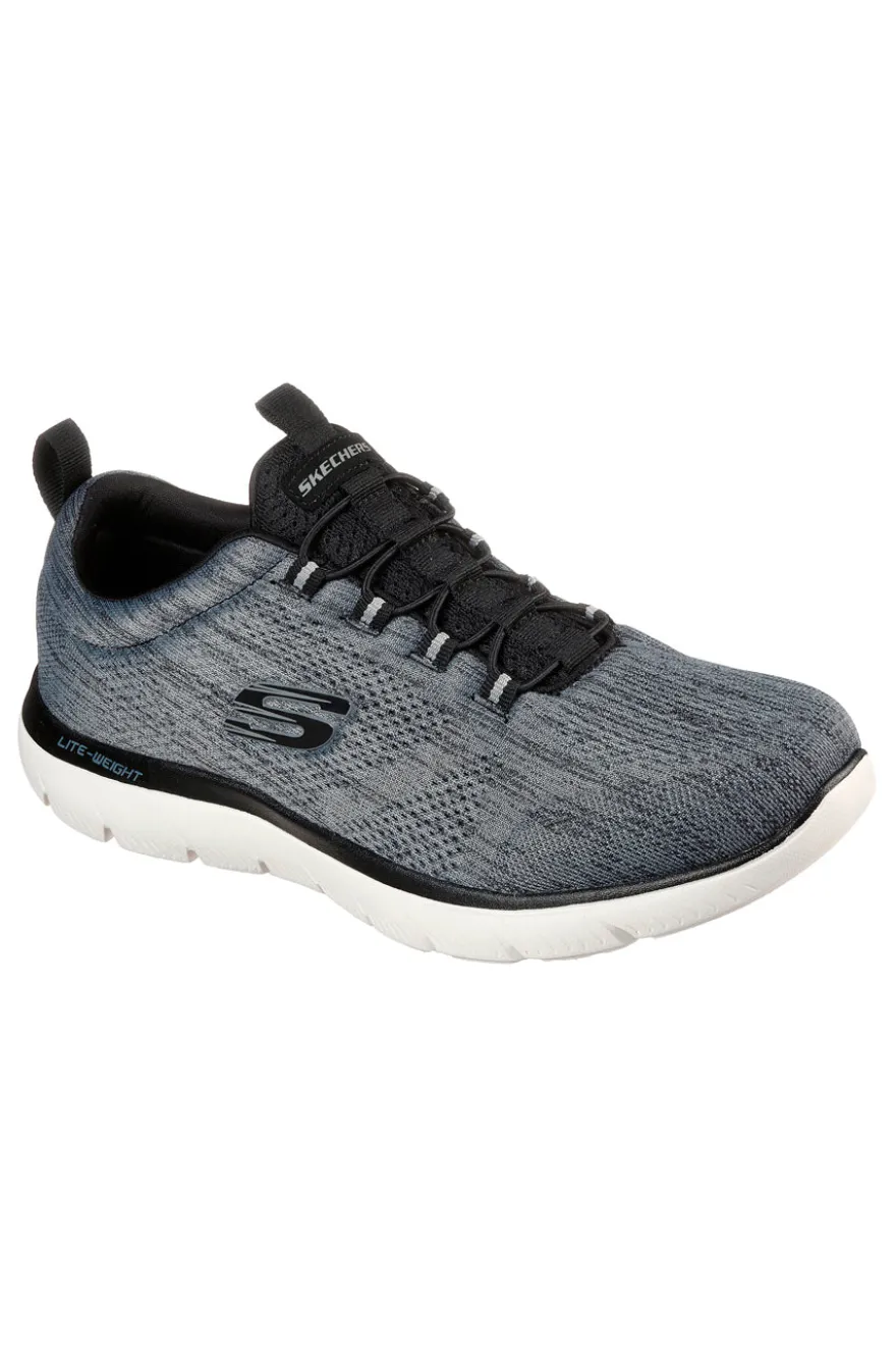 Sneakers nero Memory Foam slip-on Skechers Summits Louvin