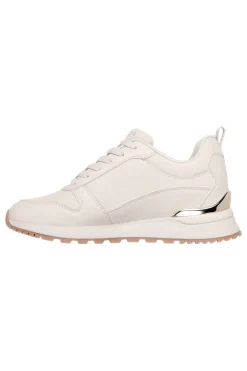 Sneakers off white con dettagli gold e suola alta Skechers Runway Classy Gal Womens