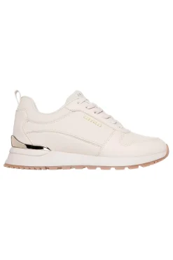 Sneakers off white con dettagli gold e suola alta Skechers Runway Classy Gal Womens
