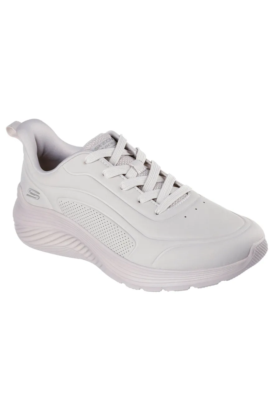 Sneakers off white suola wave Skechers BOBS Squad Waves Rush ten