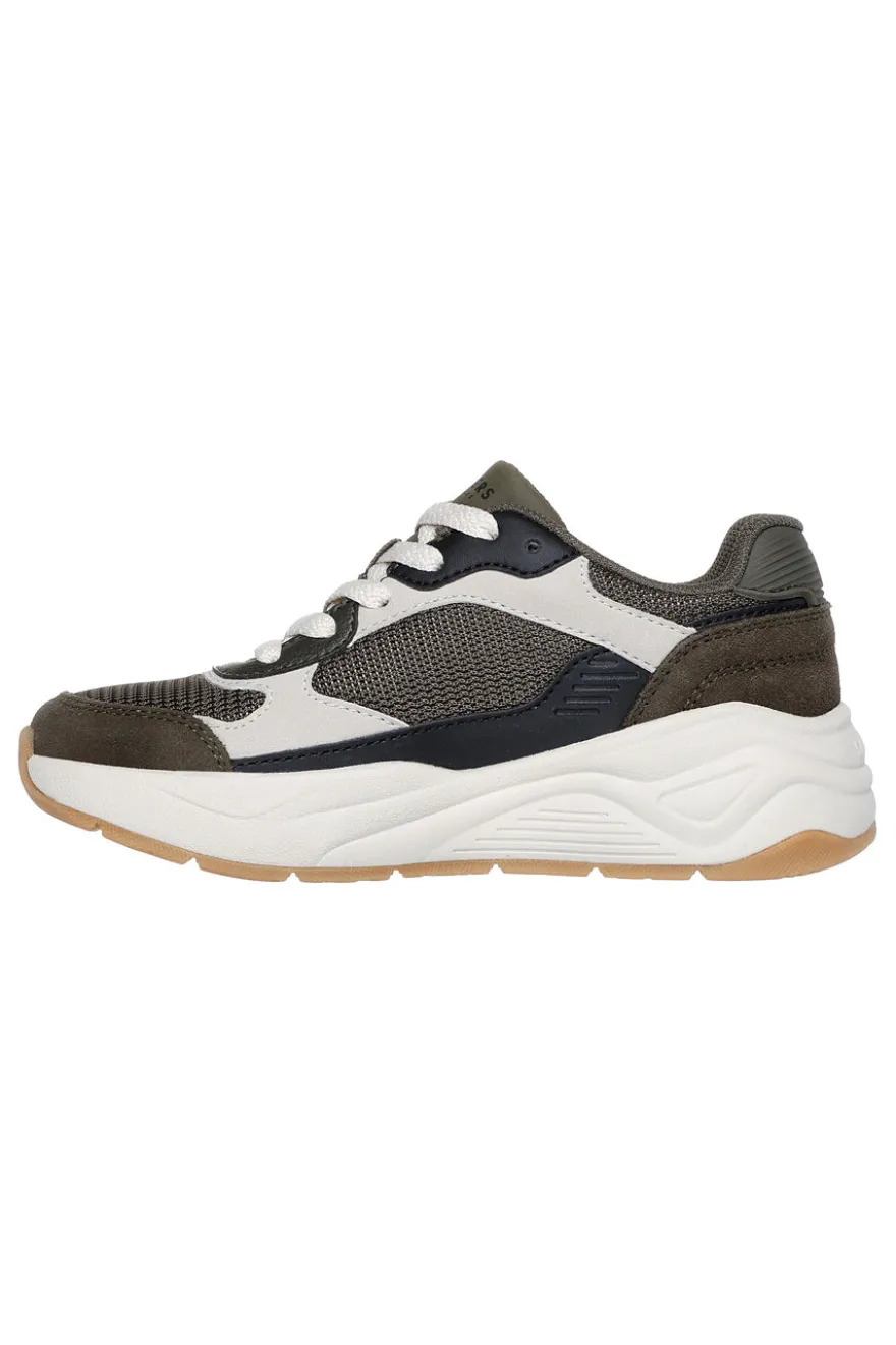 Sneakers Oliva e Beige Skechers Nova Jogger