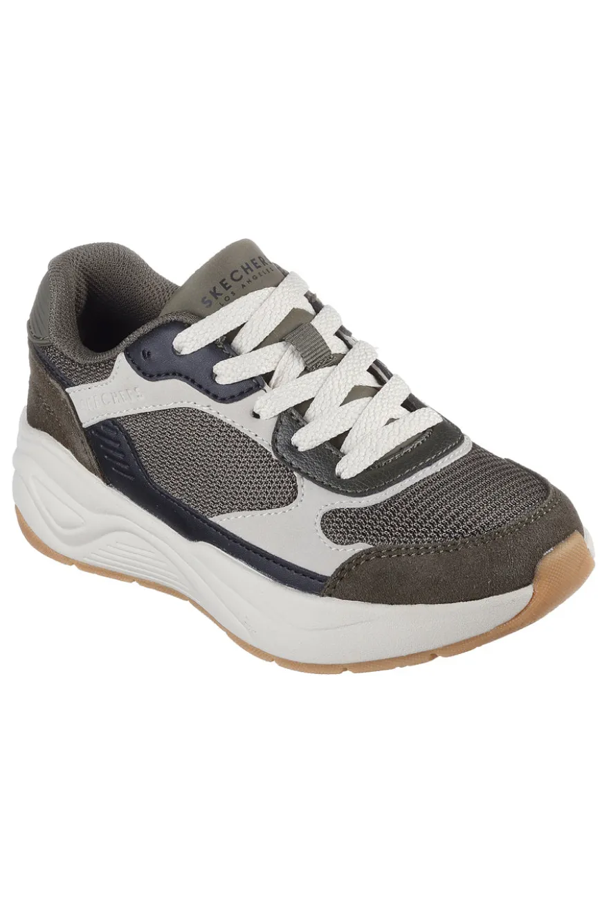 Sneakers Oliva e Beige Skechers Nova Jogger