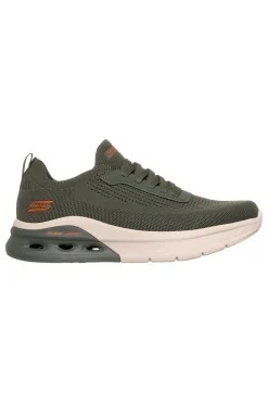 Sneakers oliva in maglia stringate Skechers Bobs Arc Waves 2.0 Class Form